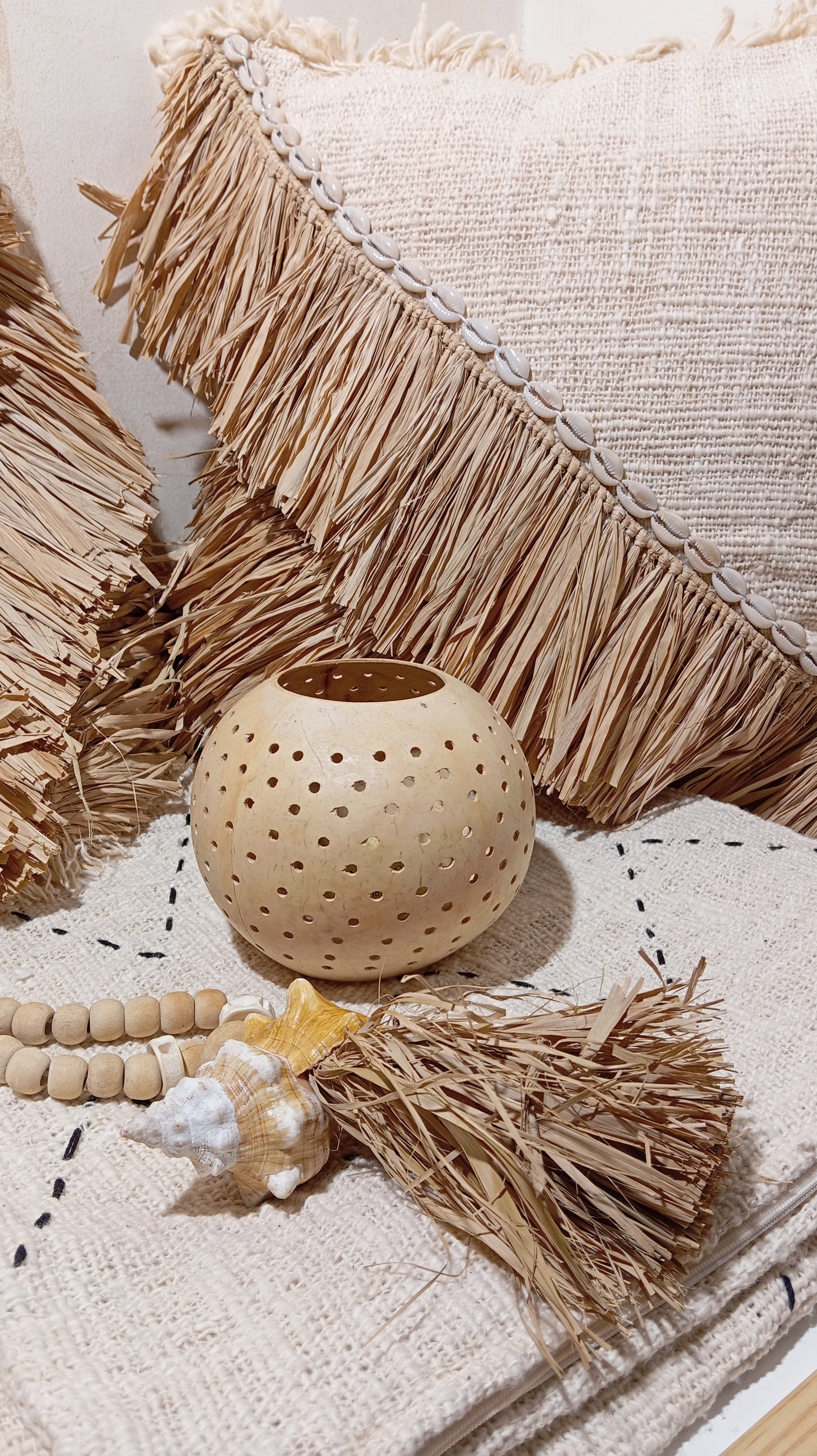 Coconut Candle Holder