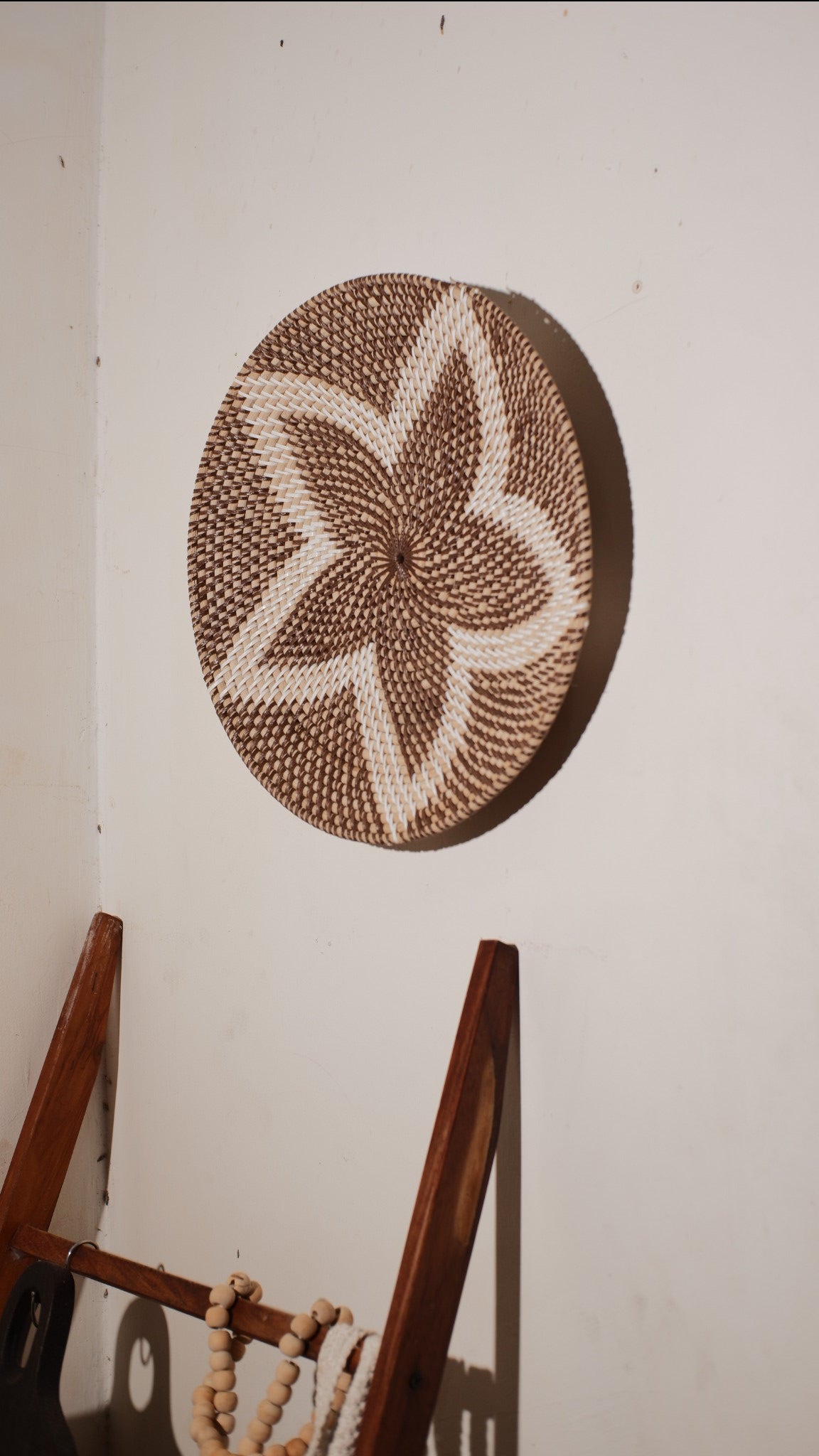 Rattan Wall Decor Frangipani