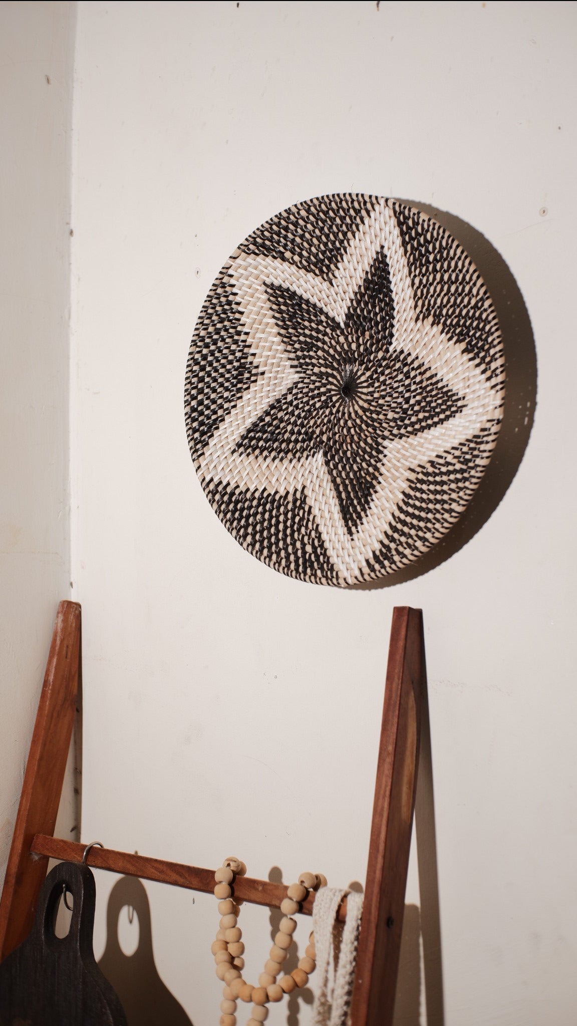 Rattan Wall Decor Frangipani