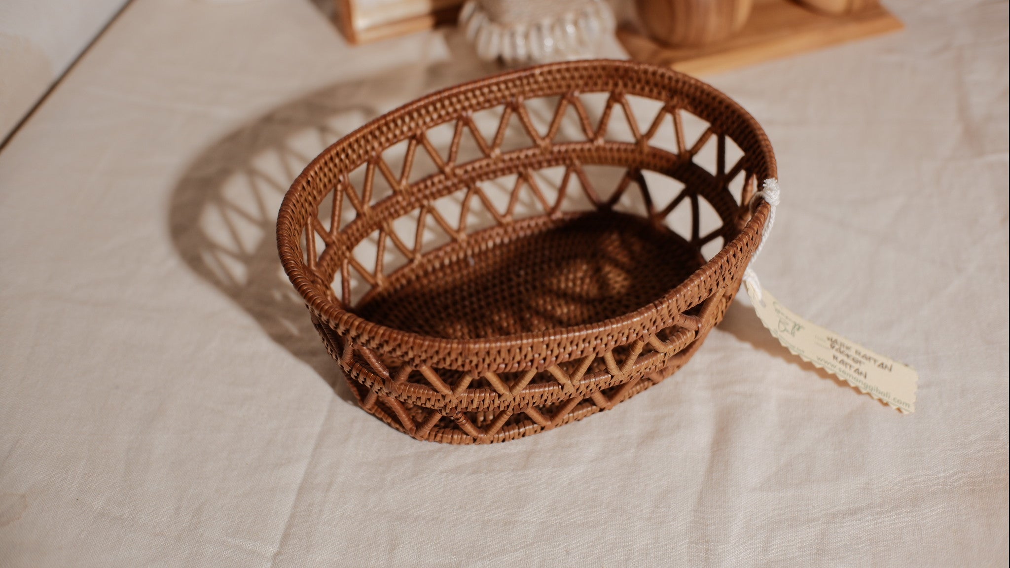 Rattan Oval Basket