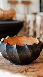 Wooden Black Bowl Kawa