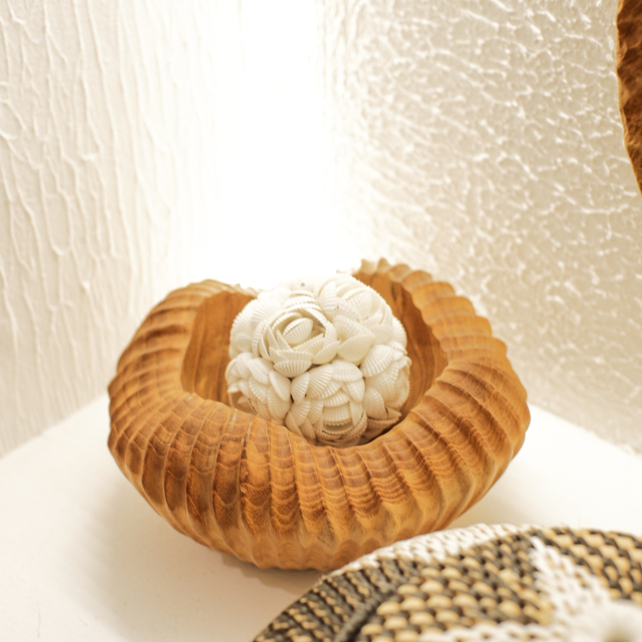 Wooden Rustic Coral Decoration