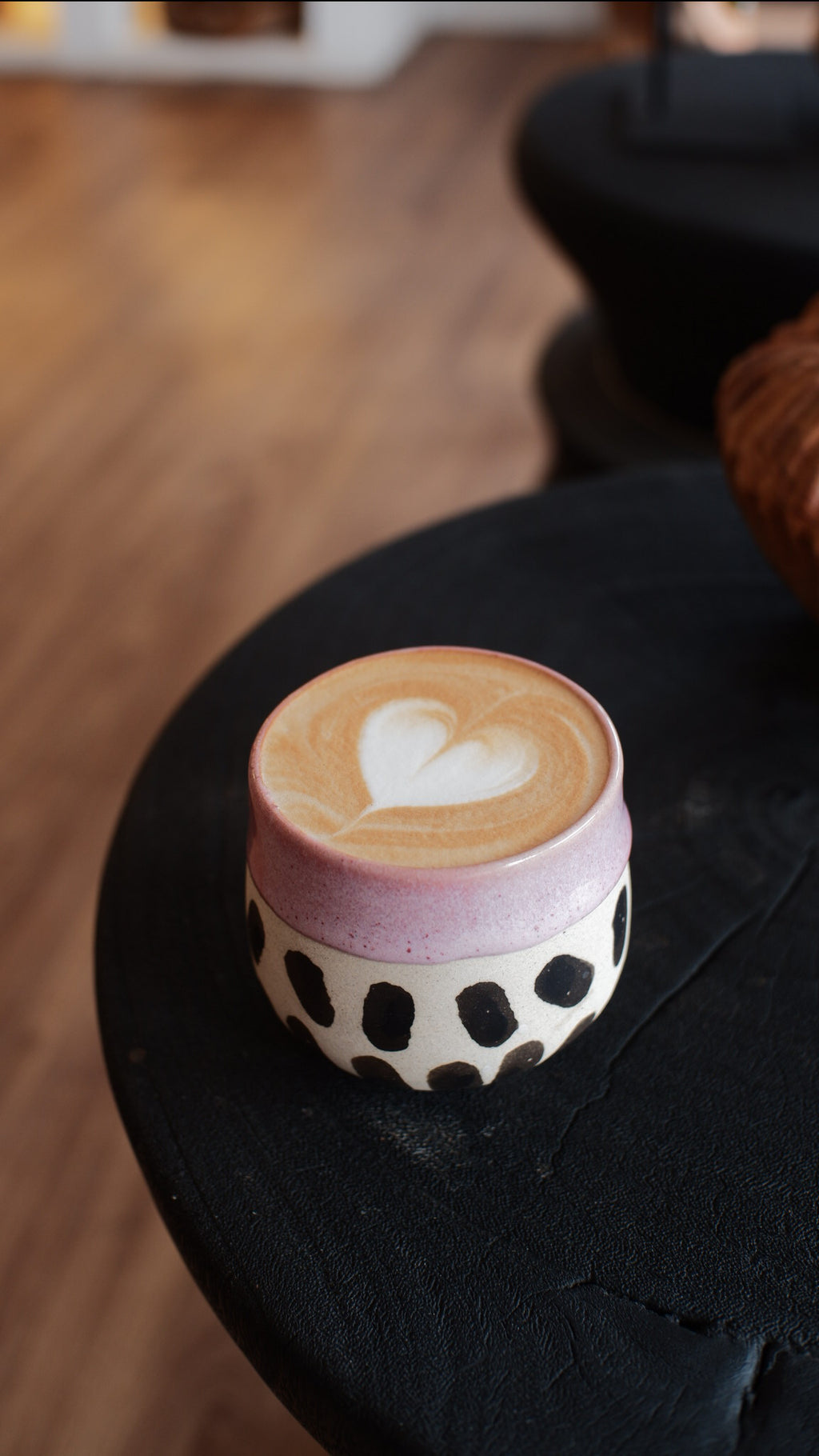 Ceramic Mug Boba Pink