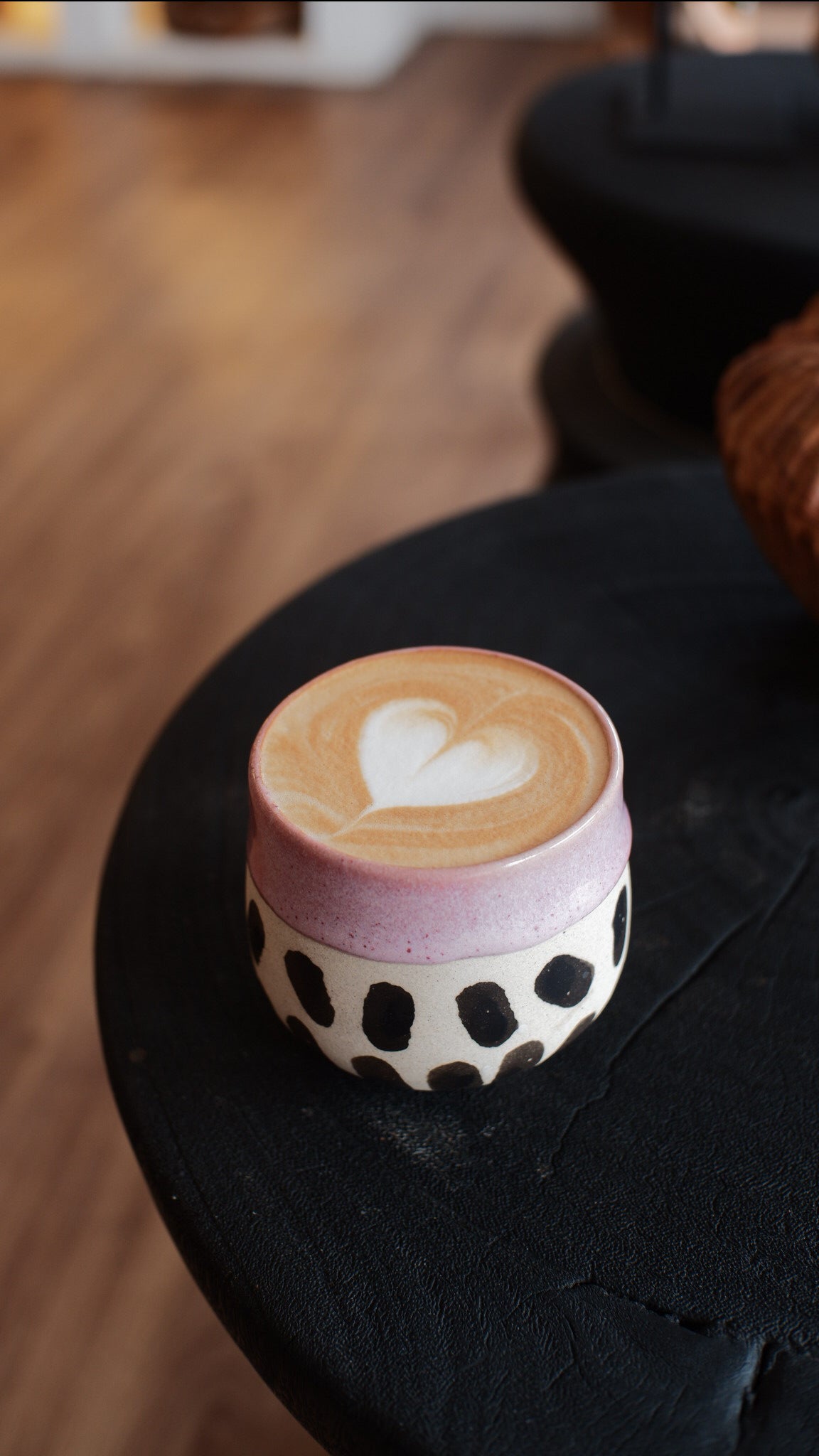 Ceramic Mug Boba Pink
