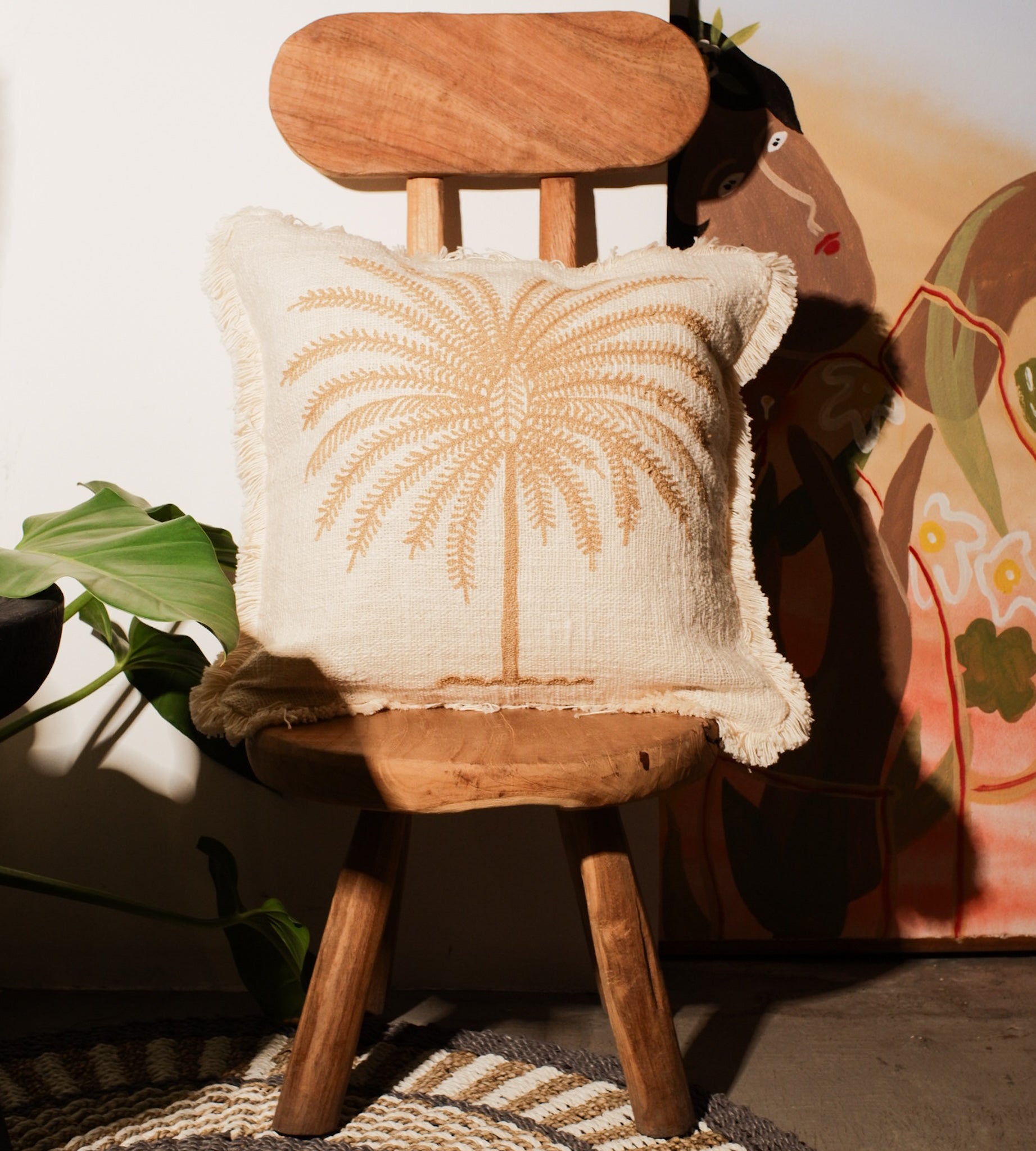 Palm Tree Cushion Cover Date Palm