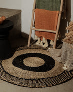 Natural Round Seagrass Rug 120 x 120 cm