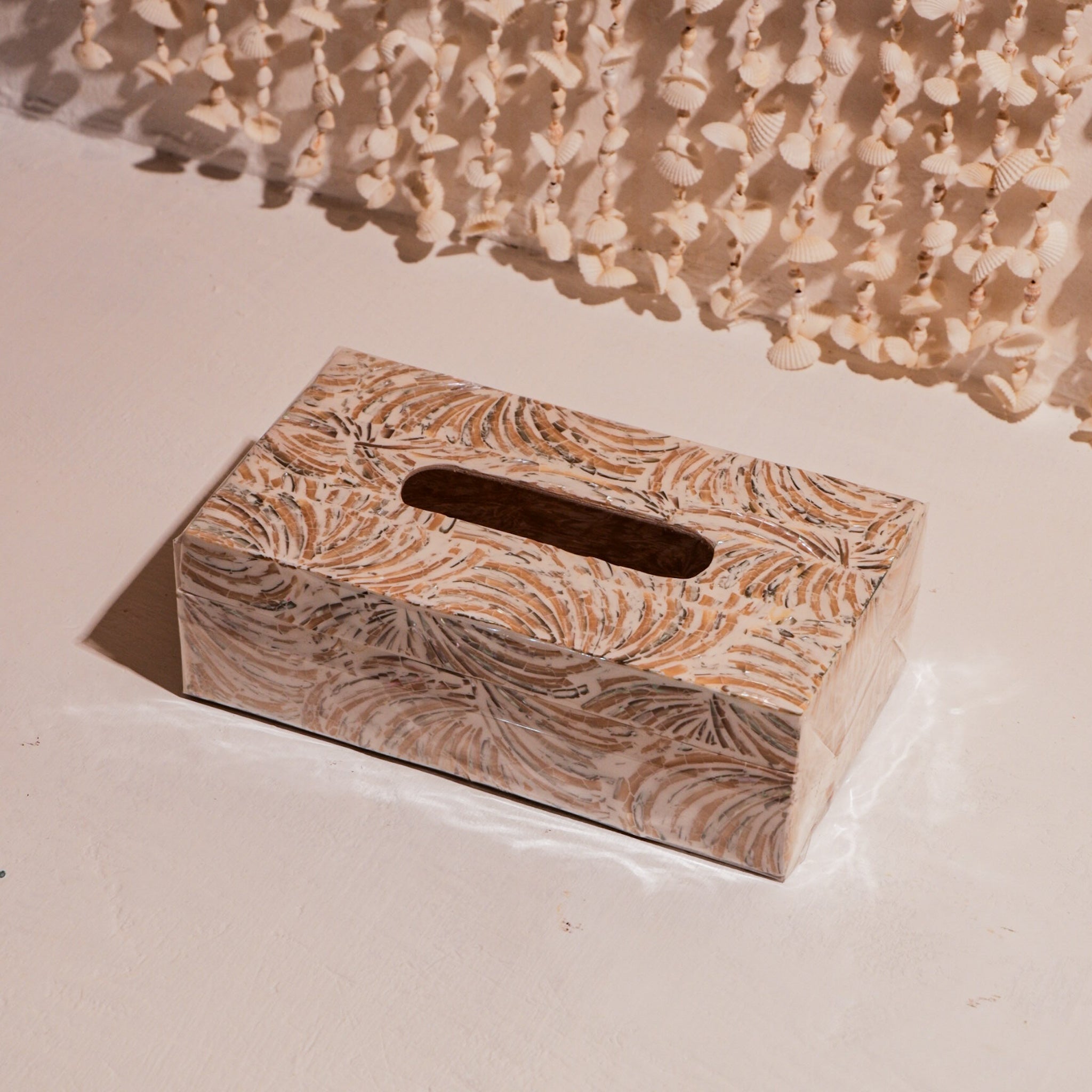 Sora Rectangle Shells Tissue Box