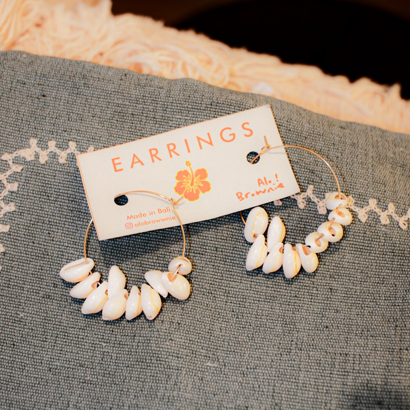 Coastal Shells Loop Earring