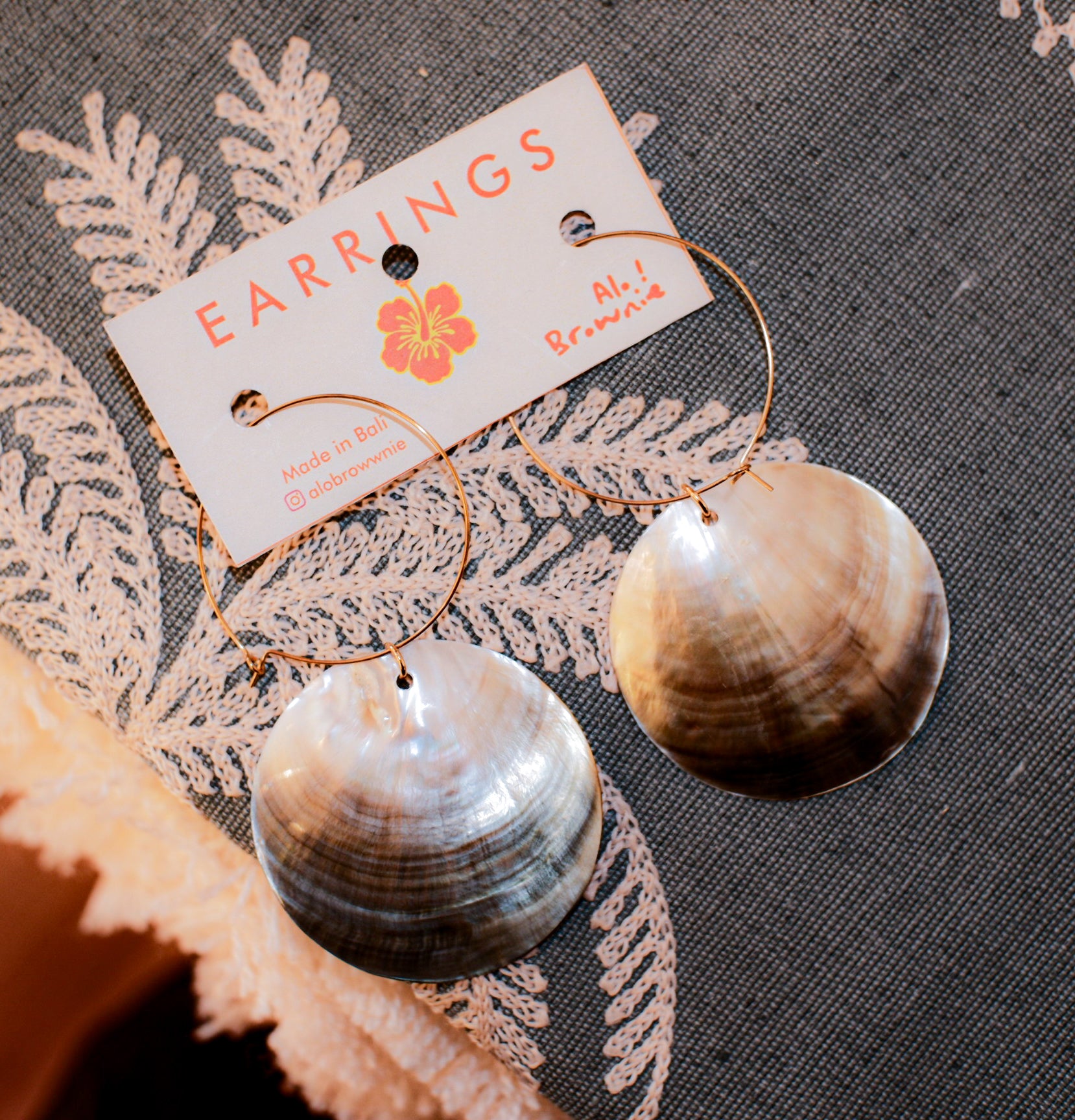 Coastal Shells Loop Earring