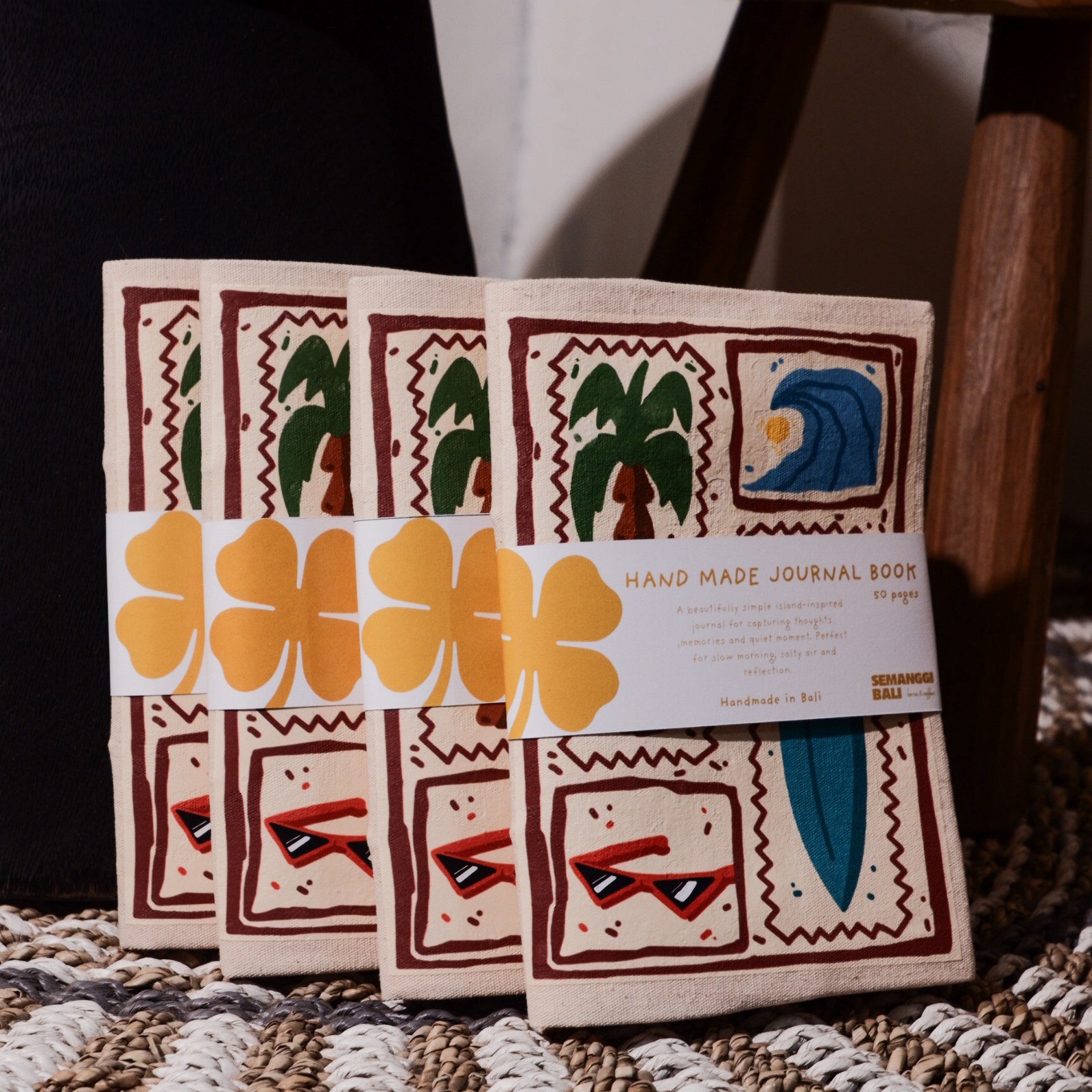 Handmade Tropical Journal Book