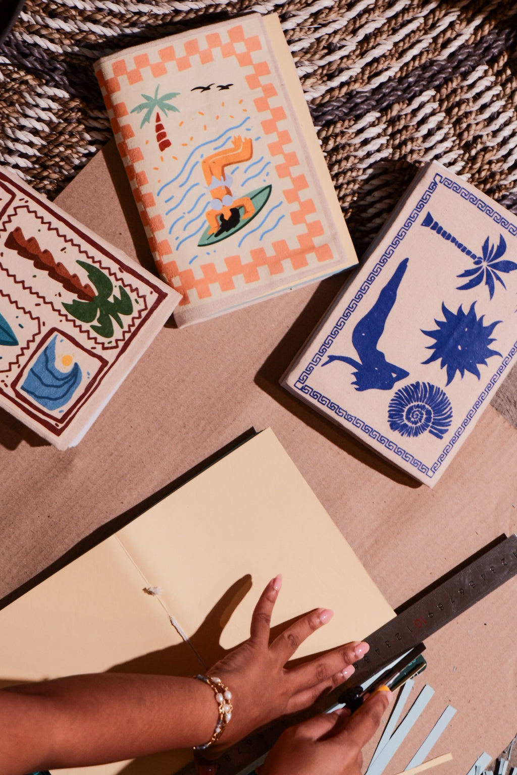 Handmade Tropical Journal Book