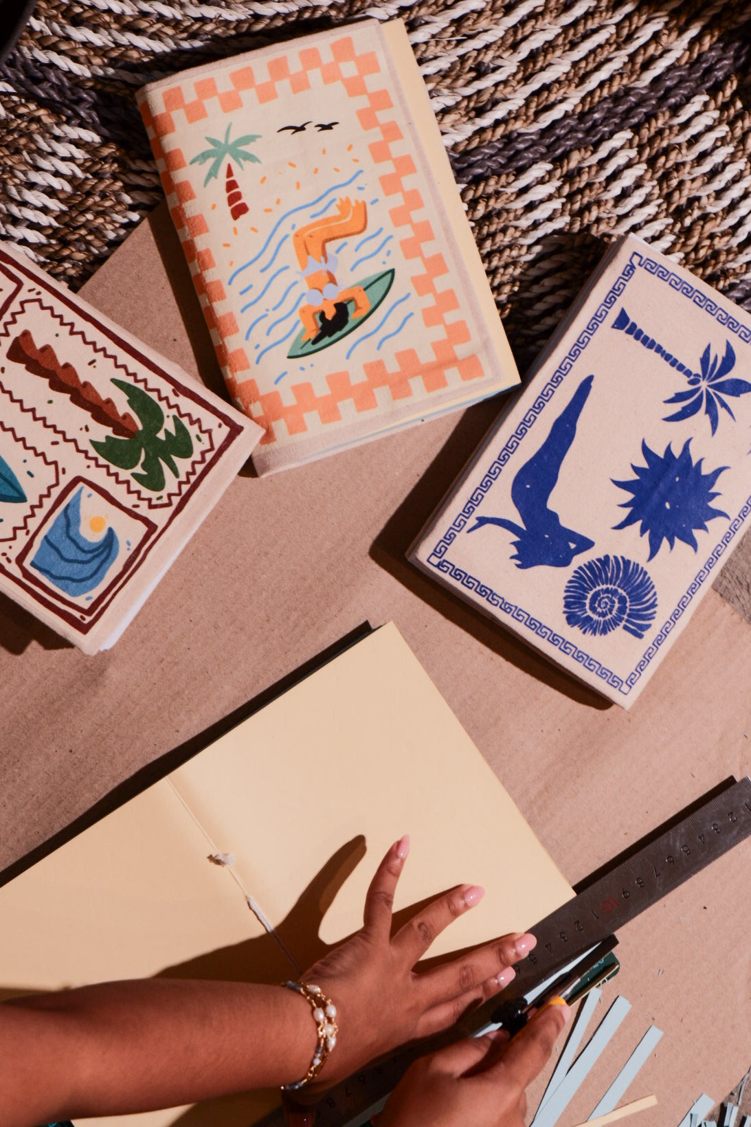 Handmade Tropical Journal Book