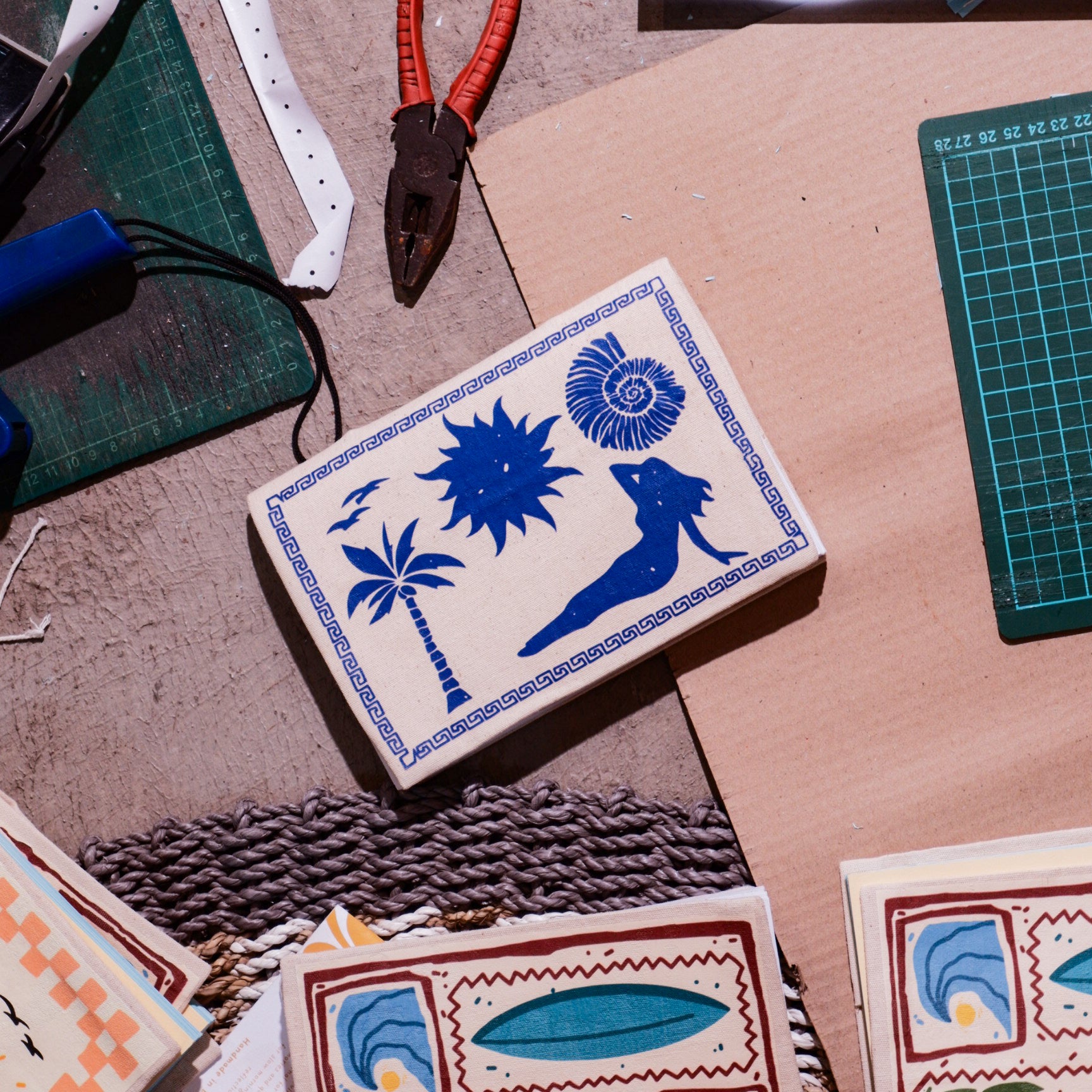 Handmade Tropical Journal Book