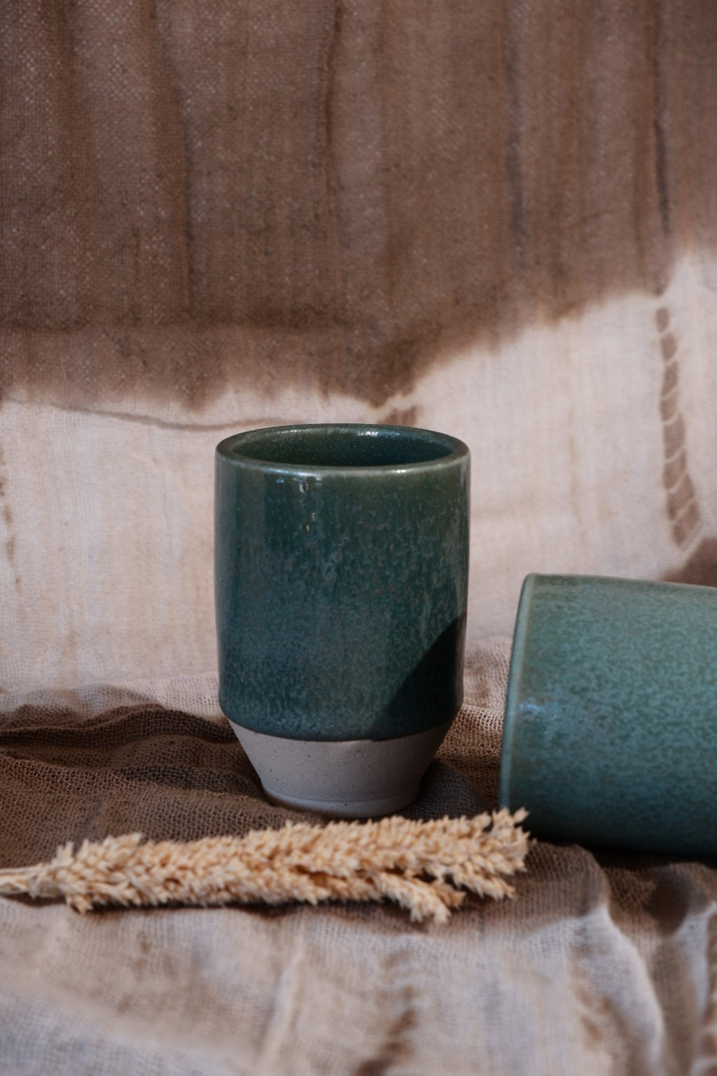 Green Aventurine Ceramic Mug