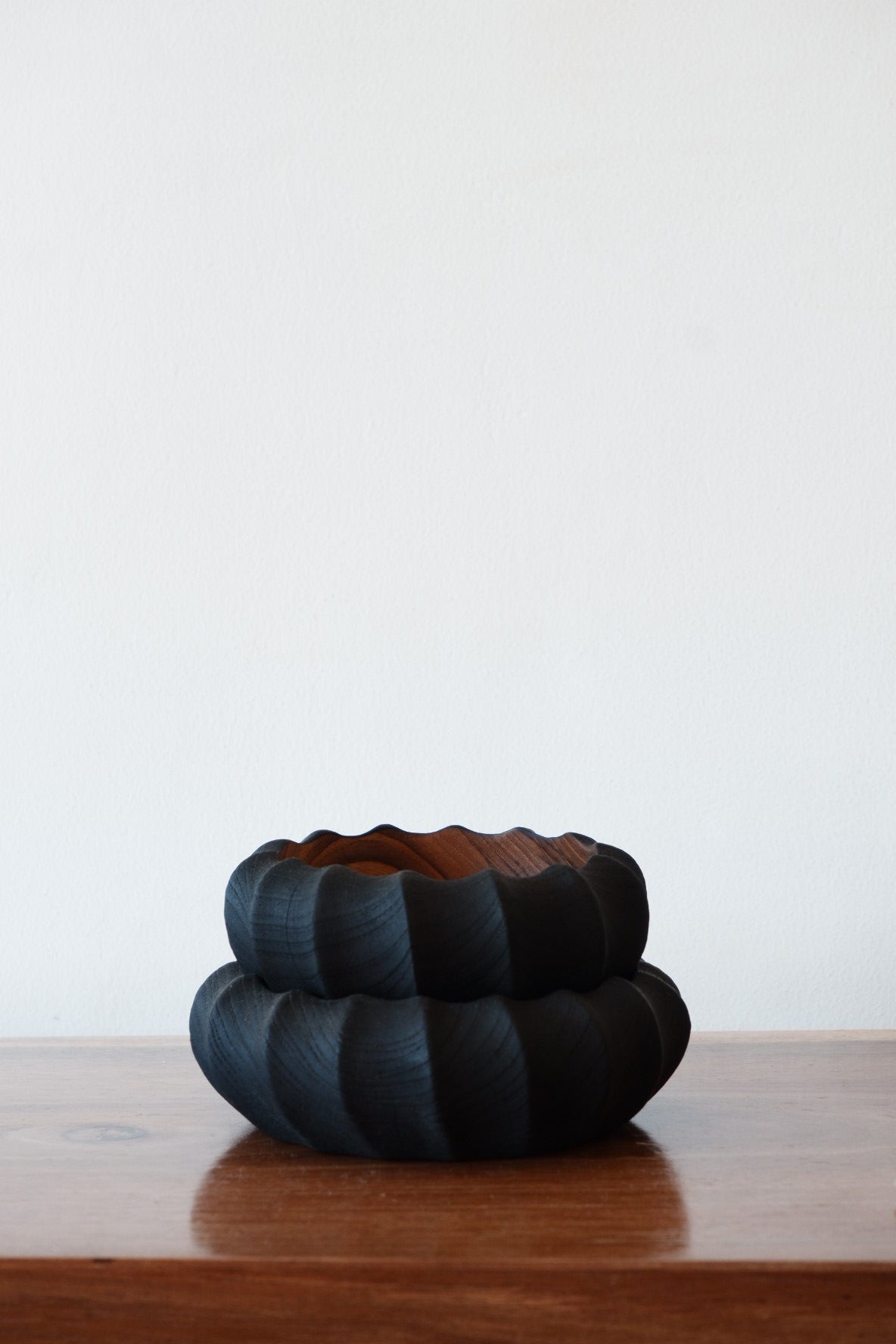 Kowa Wooden Black Bowl
