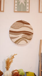 Round Shells Abstract Style Wall Decoration