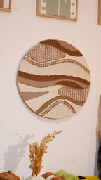 Round Shells Abstract Style Wall Decoration