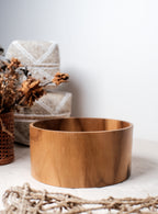 Maru Wooden Teak Salad Bowl