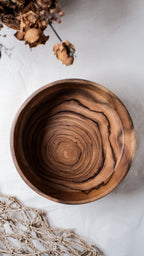 Maru Wooden Teak Salad Bowl