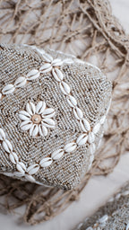 Dayu Balinese Bamboo Keben Handmade Beaded Storage