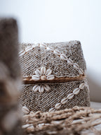 Dayu Balinese Bamboo Keben Handmade Beaded Storage