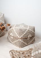 Dayu Balinese Bamboo Keben Handmade Beaded Storage