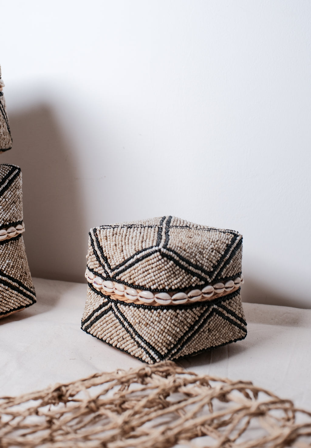 Balinese Keben Beaded Box Storage