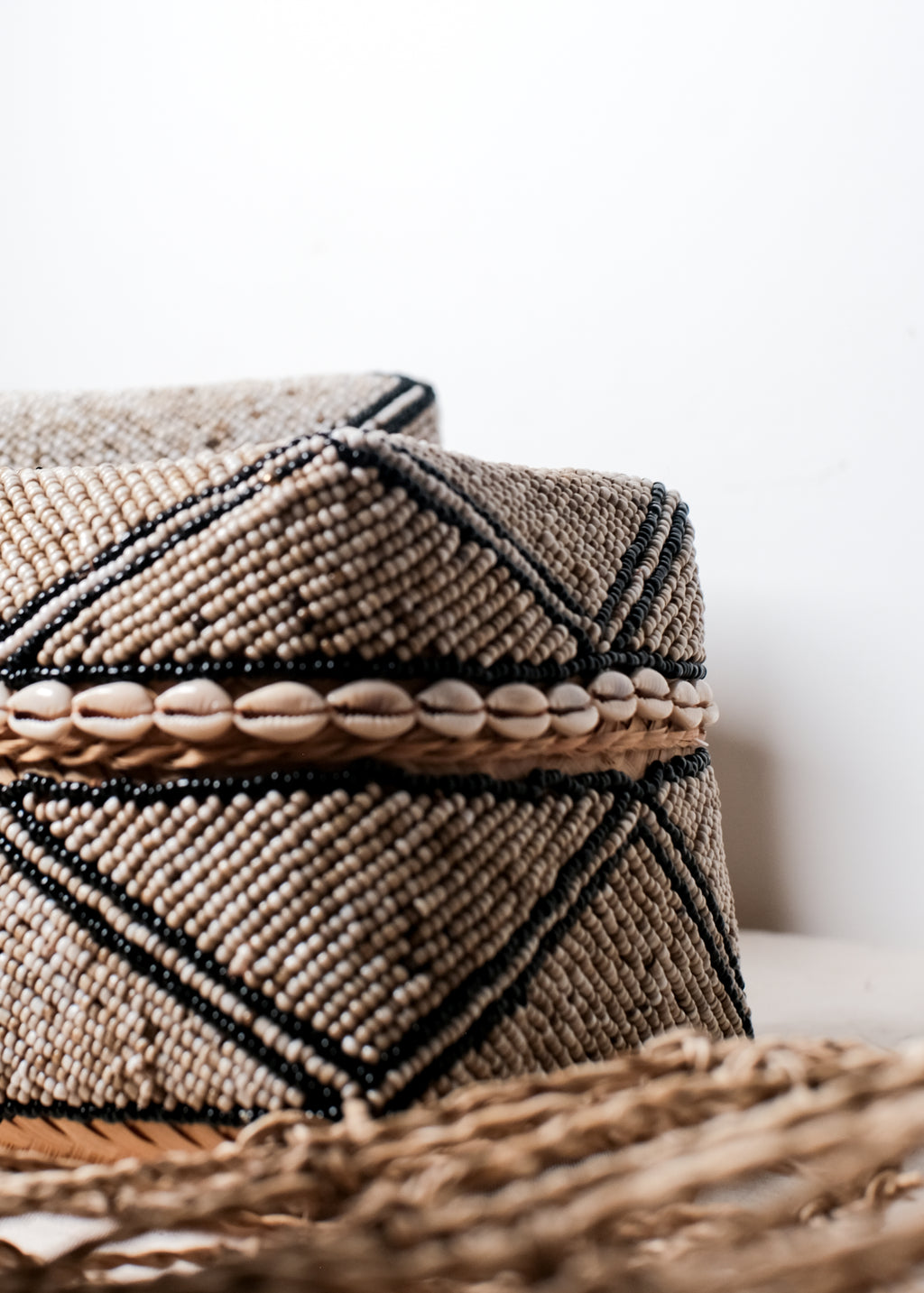 Balinese Keben Beaded Box Storage