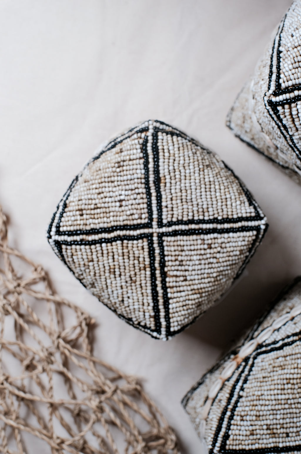 Balinese Keben Beaded Box Storage