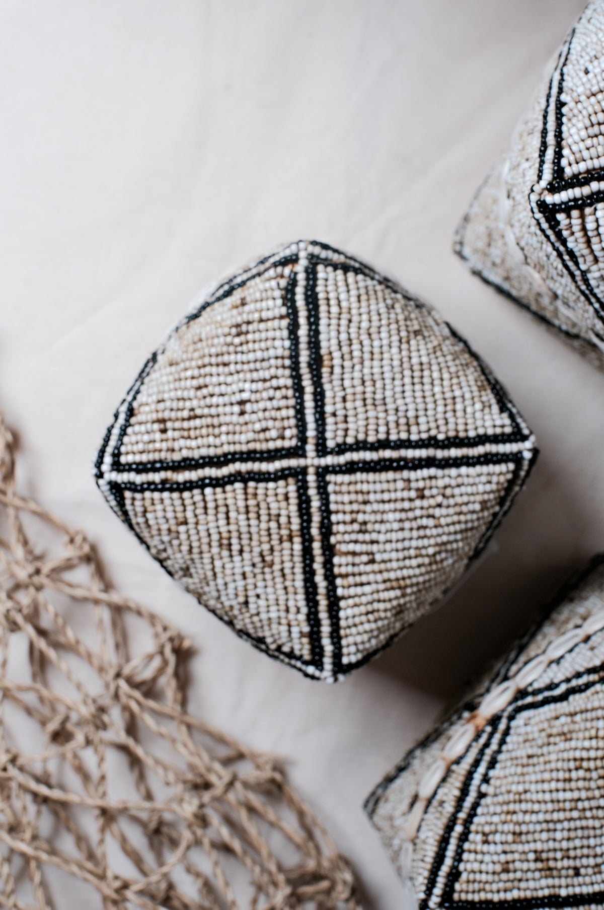 Balinese Keben Beaded Box Storage