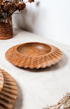 Sea Urchin Wooden Teak Plate