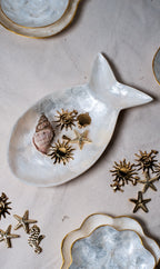 Fish Sea Shells Decorative Tray