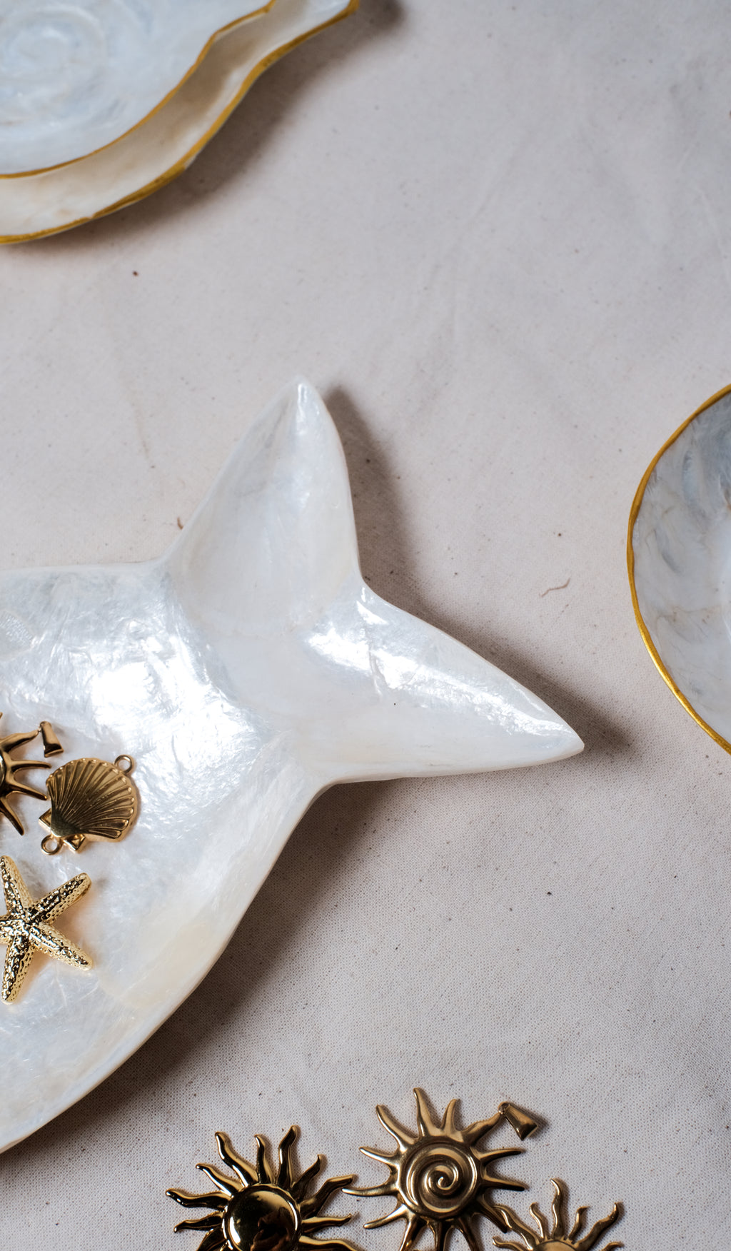 Fish Sea Shells Decorative Tray