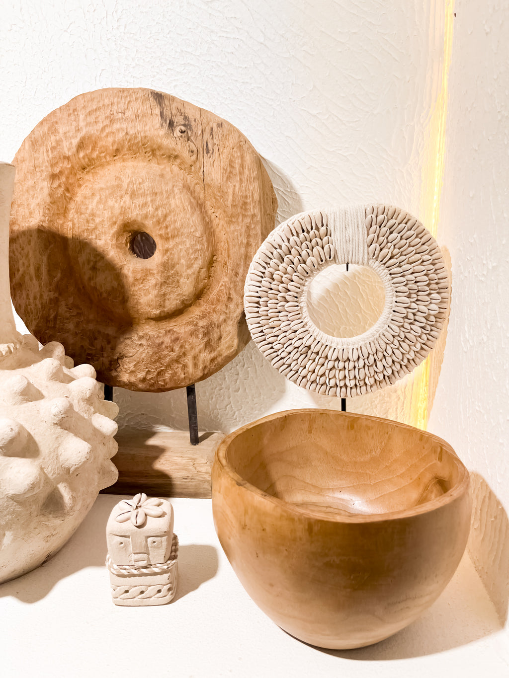 Natural Wooden Decorative Bowl