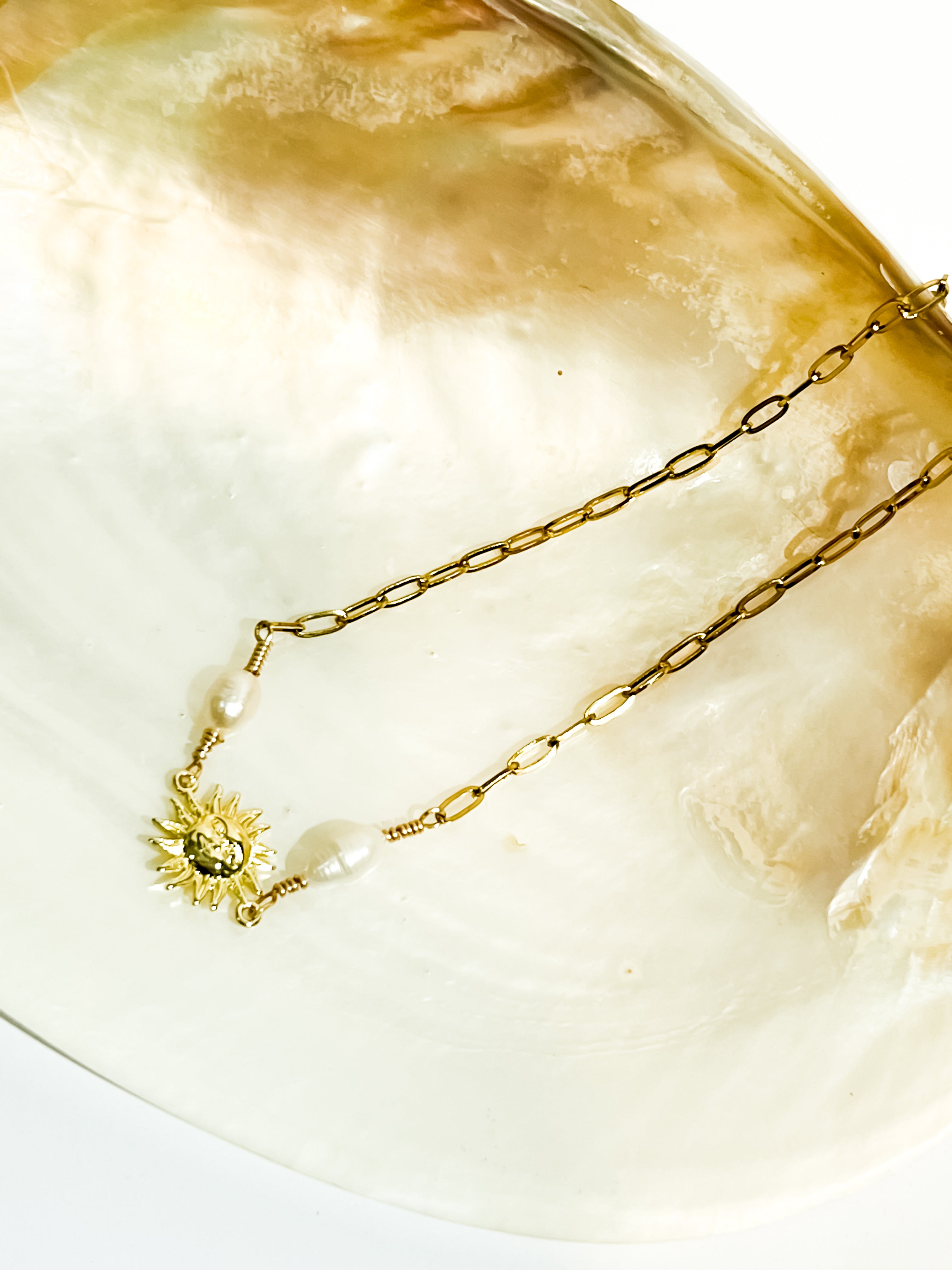 Matahari Fresh Water Pearl Stainless Bracelet