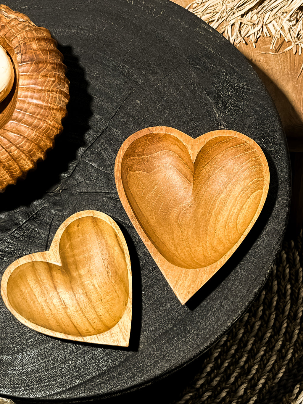 Wooden Teak Love Bowl