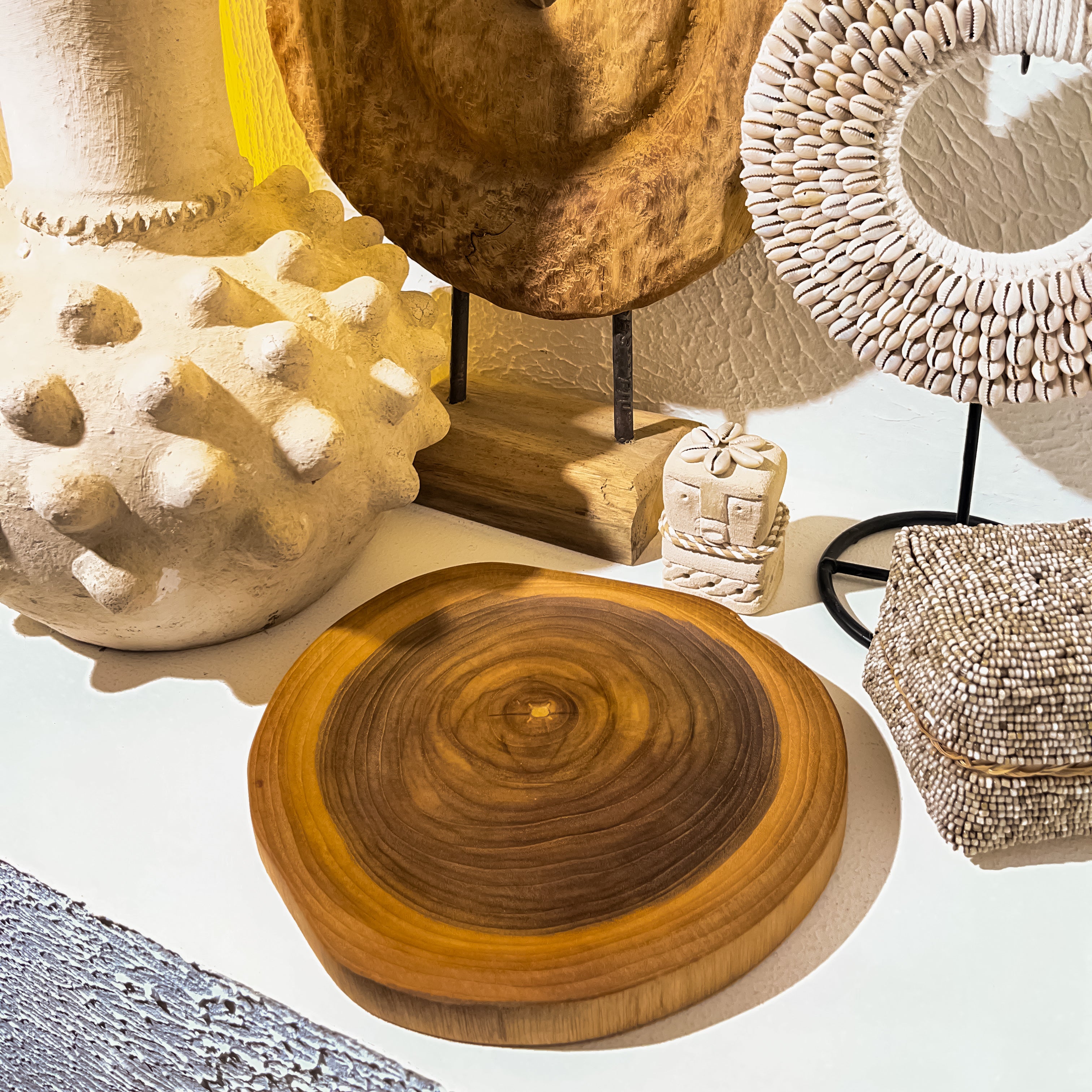 Slice Of Wood Plate