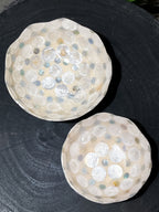 Floral Shells Bowl Decorative