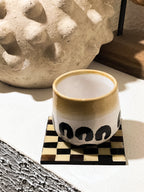 Square Shells Chess Coaster