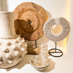 Beige Flower Decorative Bowl