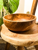 Wooden Teak Large Salad Bowl