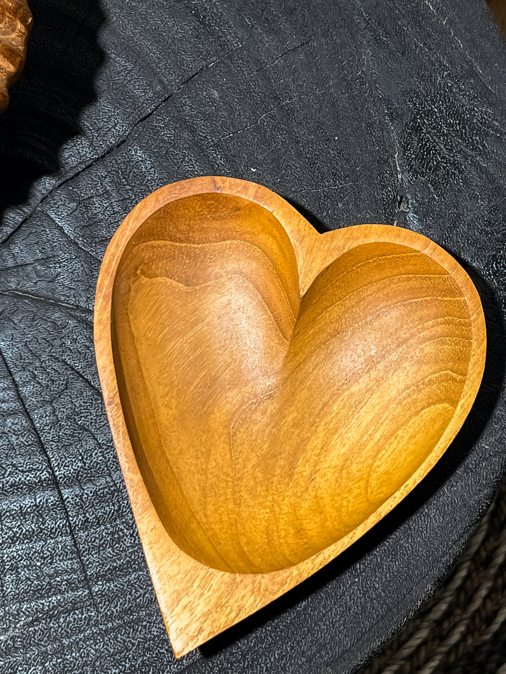 Wooden Teak Love Bowl