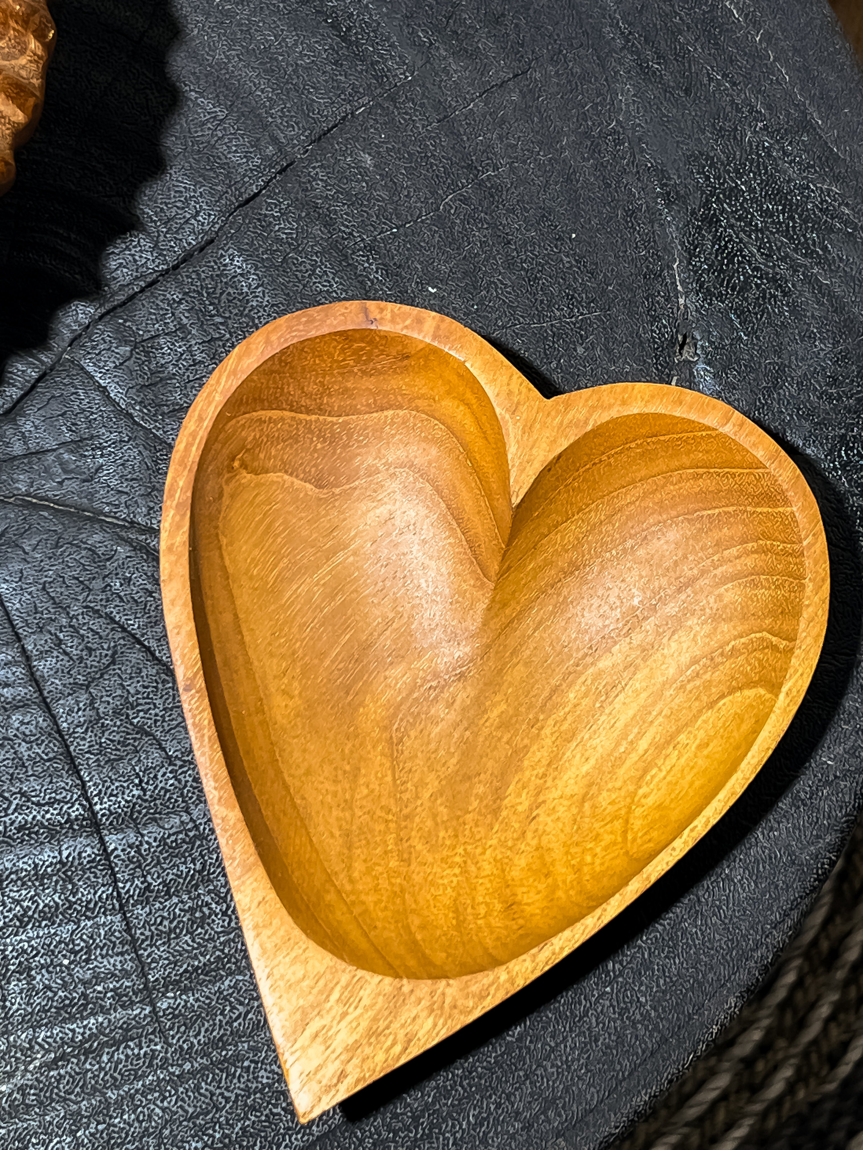 Wooden Teak Love Bowl