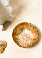 Gold Round Bowl Shells Jewelry Trays