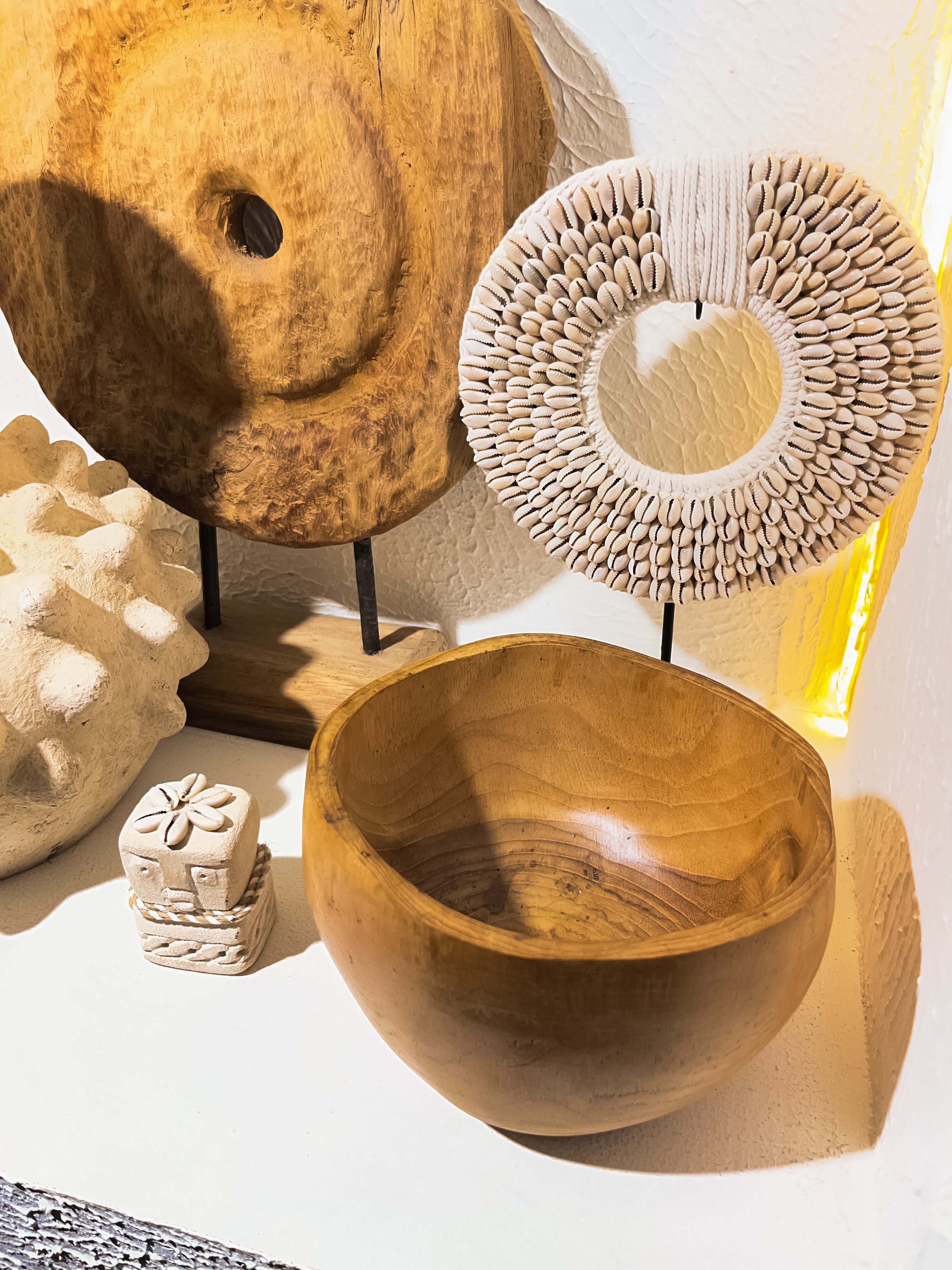 Natural Wooden Decorative Bowl