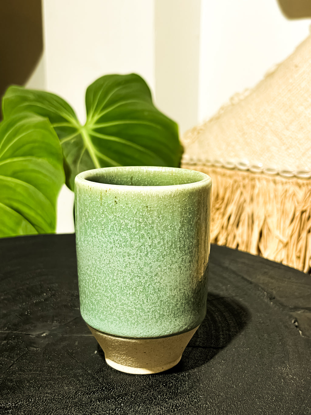 Green Aventurine Ceramic Mug