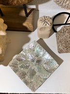 Silver Square Decorative plate