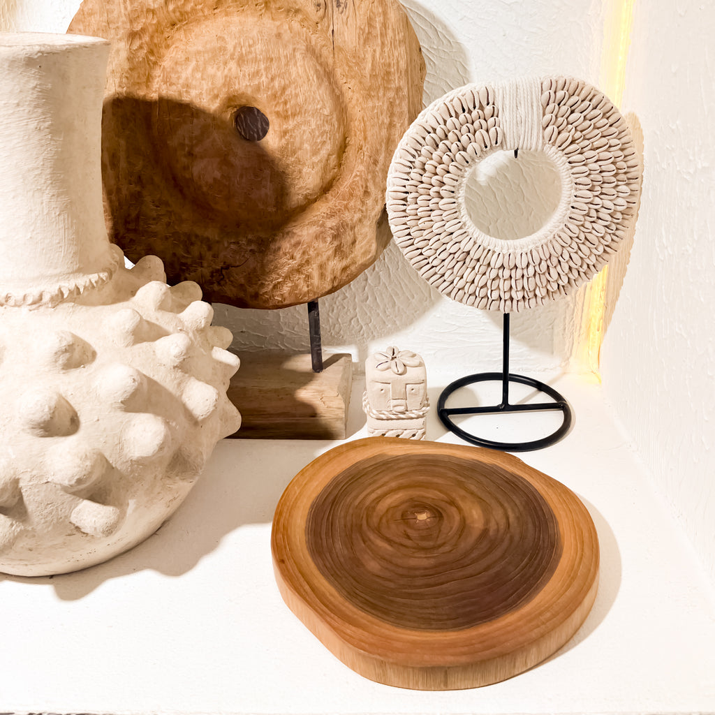 Slice Of Wood Plate