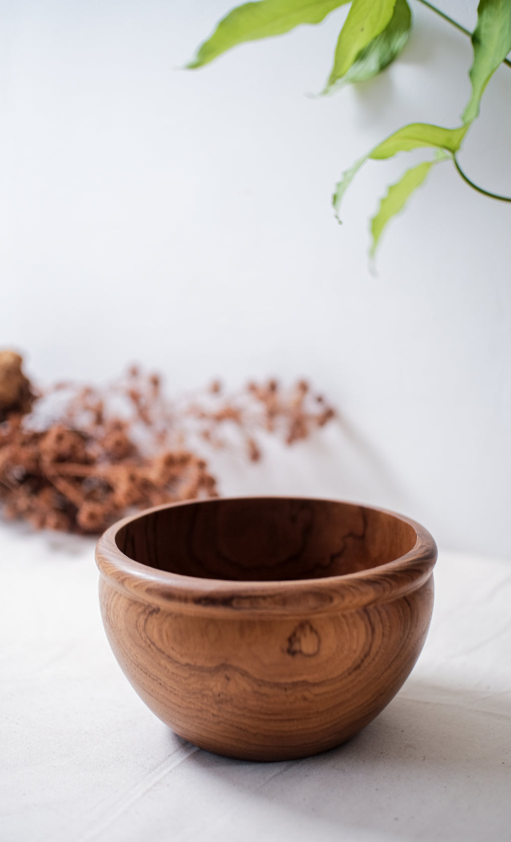 Pinggan Wooden Teak Bowl
