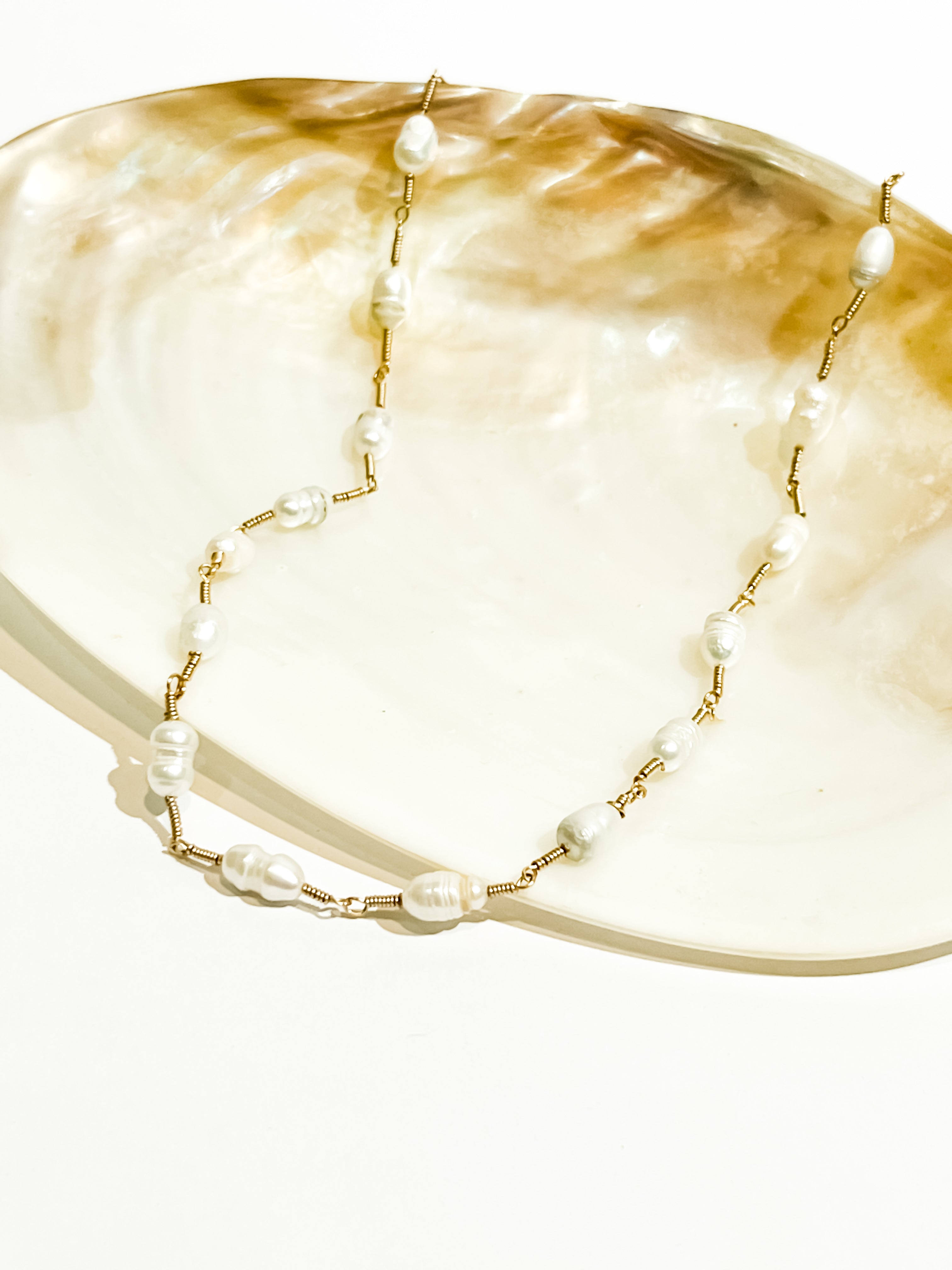 Kara Fresh Water Pearl Stainless Bracelet